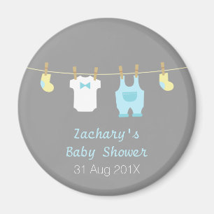 Süße Baby-Jungen- Shower-Party-Geschenke Magnet