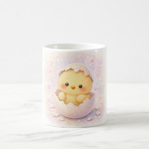 Süße Baby-Küken-Schlüpf-Ei-Tasse Kaffeetasse