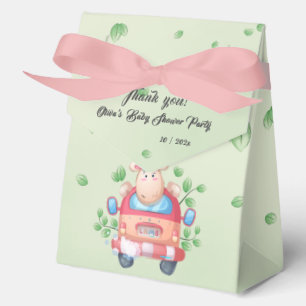 Süße Baby-Lamm-Baby-Shower-Geschenkbox Geschenkschachtel