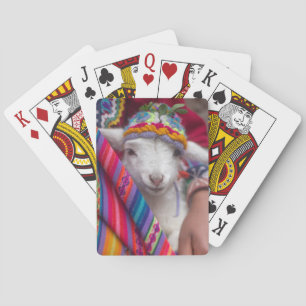 Süße Baby Lamm Schaf Tier Spielkarten