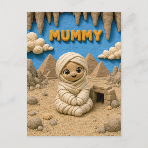 Süße Baby-Mumie, Mythisch Postkarte