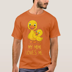 Süße Baby-Oma Meine Mimi liebt mich Ente retro T-Shirt