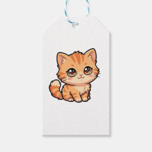 Süße Baby-Orangetabby-Kätzchen-Klassische Geschenk Geschenkanhänger