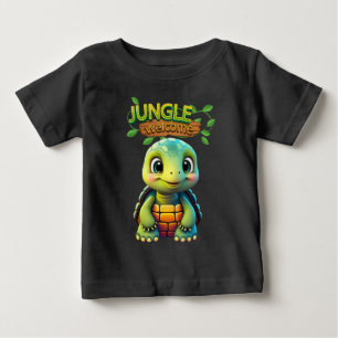Süße Baby-Schildkröte Lustige Schildkröte Whimsica Baby T-shirt