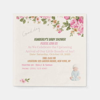 Süße Baby-Shower-Servietten für kleine Schatz Serviette