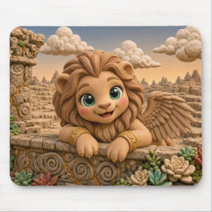 Süße Baby-Sphinx, Mythisch Mousepad