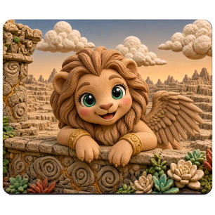 Süße Baby-Sphinx, Mythisch Mousepad