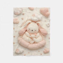 Süße Baby-Tier-Decke Fleecedecke