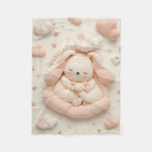 Süße Baby-Tier-Decke Fleecedecke