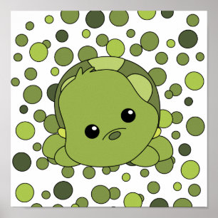 Süsse Baby Turtle Poster