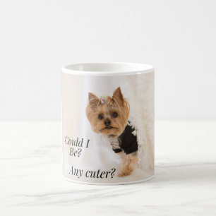 Süße Baby-Yorkie-Kaffeetasse – Könnte ich noch süß Kaffeetasse