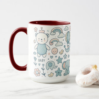 Süße Babybär-Kronen-Tasse Tasse