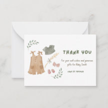 Süße Babykleidung Danke Baby Shower