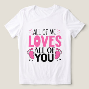 Süße Babyliebe Wortkunst Tri-Blend Shirt
