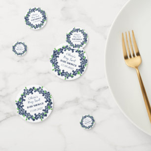Süße Babyparty Blaubeer Baby Mädchen Junge Konfetti