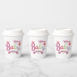 Süße Babyschrift-Typografie – Du bist so geliebt Pappbecher