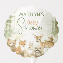Süße Babytier Baby Shower