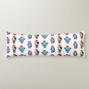 Süße Babytierbilder Elefant Kuh Pinguin Kind Seitenschläferkissen