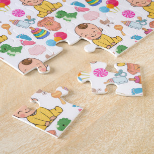 Süße Babyzimmer-Spielzeug-Muster-Baby-Party Puzzle