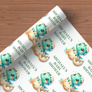 Süße bald schlüpfende Geschenkpapier Baby Dino Par