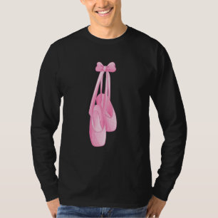 Süße Ballerina Balletttänzer Ballett Zehenschuhe T-Shirt
