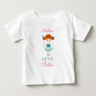 Süße Ballerina Kleine Schwester Baby T-shirt