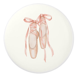 Süße Ballerina-Pumps mit Keramikknauf