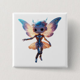 Süße Ballerina Tanzroboter Fee Button