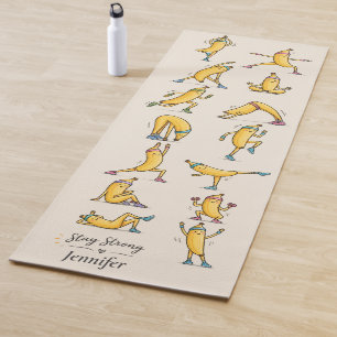 Süße Banane Yoga & Fitness Personalisierte Übung Yogamatte