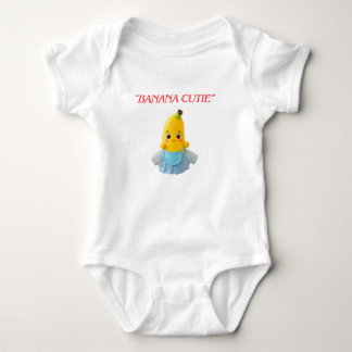 Süße Bananen-Baby – Ansprechende Cartoon-Banane in Baby Strampler
