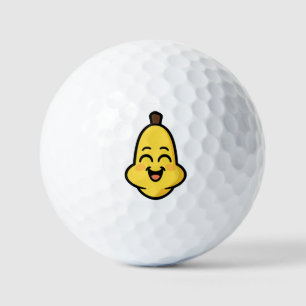 Süße Banini-Banane Kawaii-Charakter-Kunst Golfball