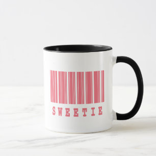 Süße Barcode-Gestaltung Tasse