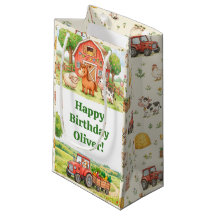 Süße Bauernhof-Geburtstags-Geschenktüte