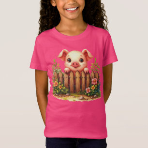 Süße Bauernhof-Schwein Liebhaber T-Shirt