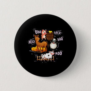 Süße Bauernhoftiere mit Geräuschen Button