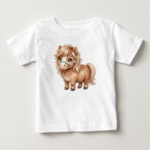 Süße Bauernhoftiere-Pony Baby T-shirt