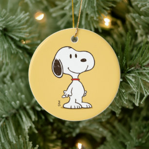 Süße Beagle-Cartoon-Figur-Illustration Keramik Ornament