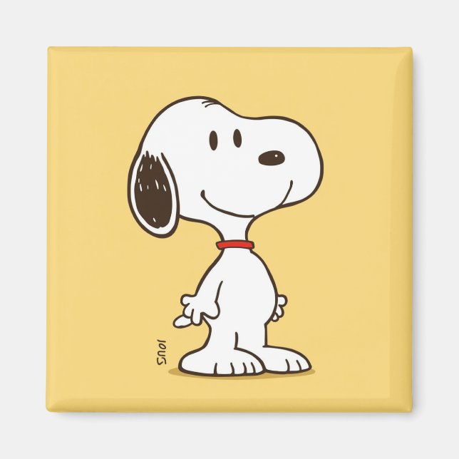 Süße Beagle-Cartoon-Figur-Illustration Magnet (Vorne)