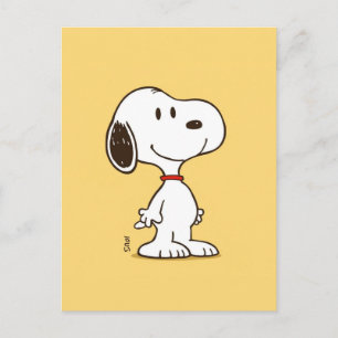 Süße Beagle-Cartoon-Figur-Illustration Postkarte