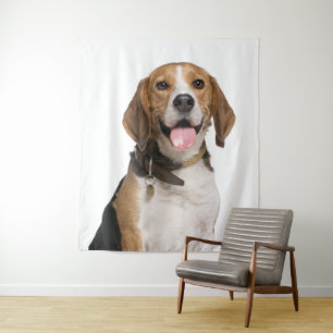 Süße Beagle-Hund-Fototapete Wandteppich