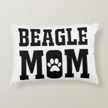 Süße Beagle-Mama-Silhouette Hunde-Liebhaber-Gesche