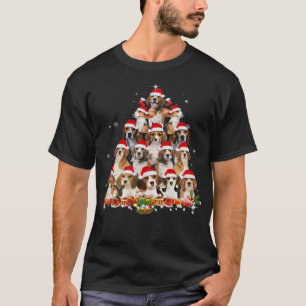 Süße Beagles Weihnachtsbaum Hund Santa Xmas Tee Lu