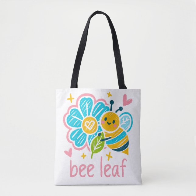Süße "Bee Leaf Whimsical Bee, Dankeschön-Geschenke (Vorderseite)
