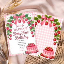 Süße Beeren zum ersten Geburtstag
