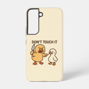 Süße beige Cartoon-Enten-Handyhülle Samsung Galaxy Hülle
