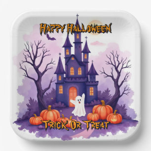 Süße beliebte Halloween-Grusel-Kollektion Pappteller