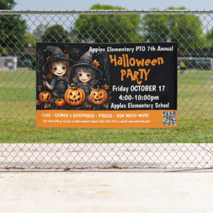 süße benutzerdefinierte Halloween-Party-Spendenakt Banner