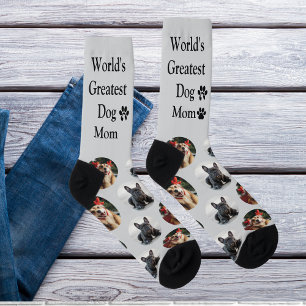 Süße benutzerdefinierte Hundemutter-Foto-Socken mi Socken