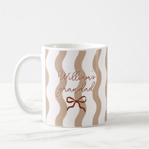 Süße benutzerdefinierte Namensschleife Kurven Stre Kaffeetasse