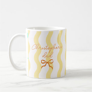 Süße benutzerdefinierte Namensschleife Kurven Stre Kaffeetasse